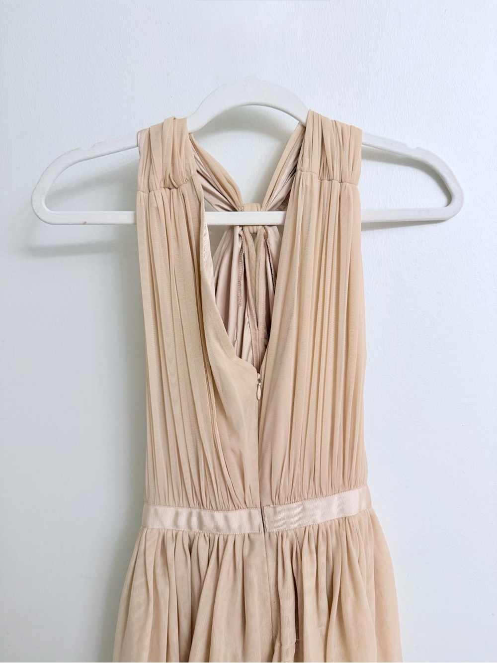 Club Monaco Cream Layered Tulle Mini Dress Size 6 Ballet Style - Picture 4 of 7